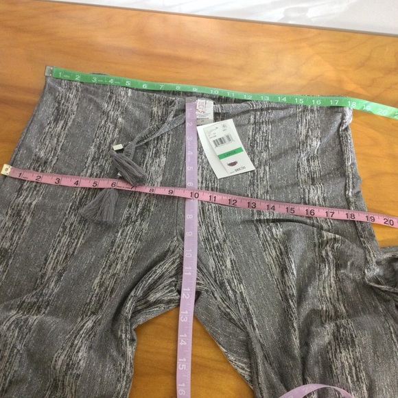 Becca Side Slit Coverup Pants Size L Women Boho Tassel Side Slit Beach - Picture 11 of 12